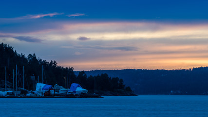 Widok na Oslofjord z Fjordcamp  © Dreamnordno