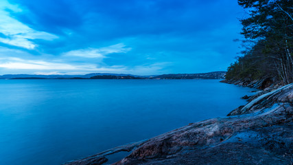 Widok na Oslofjord z Fjordcamp  © Dreamnordno
