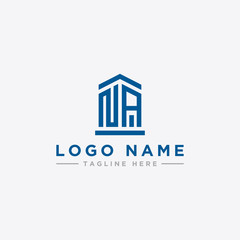 logo design inspiration for companies from the initial letters of the NA logo icon. -Vector