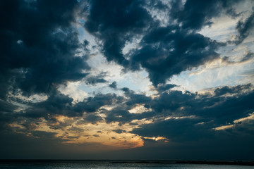 Naklejka premium Sonnenuntergang