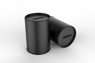 Blank  Promotion Acrylic Car Information Stand Display, 3d render illustration.