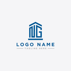 logo design inspiration for companies from the initial letters of the NG logo icon. -Vector