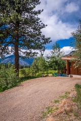 Fototapeta premium Luxury house in woods in Vancouver, Canada.