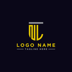 logo design inspiration for companies from the initial letters of the NL logo icon. -Vector