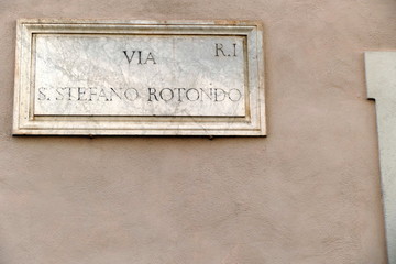 nomi delle strade e piazze di roma,italia