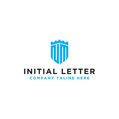 logo design inspiration for companies from the initial letters of the NM logo icon. -Vector