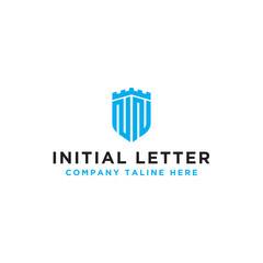 logo design inspiration for companies from the initial letters of the NN logo icon. -Vector