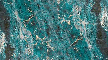 Turquoise aquamarine marbleized texture background marble