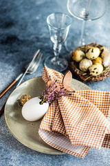 Easter table setting