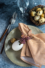 Easter table setting