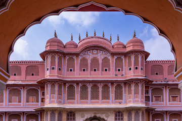 City palace in Jaipur, Hall of Public Audience Diwan-e-Khas in City Palace, Pink City, Jaipur,...