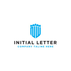 logo design inspiration for companies from the initial letters of the NW logo icon. -Vector