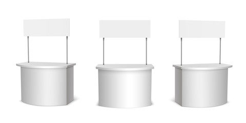 Promotional rack mockup, marketing and business stand