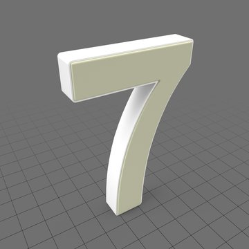 Letters Simple Seven