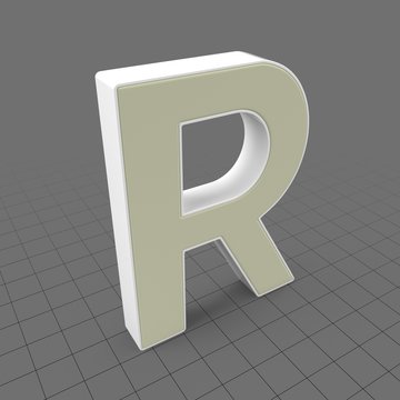 Letters Simple R