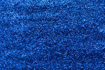 Blue sparkle background. Night glitter texture.