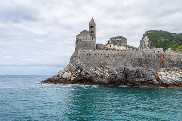 Fototapeta na wymiar Pictorial Italy - Portovenere, Cinque Terre