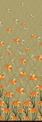 daman style floral textile design 