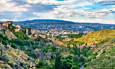 Obraz premium Hrazdan River Canyon in Yerevan, Armenia