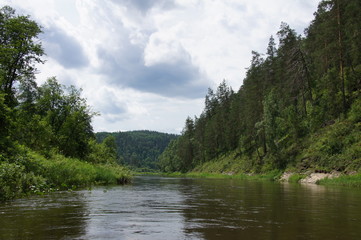 lake in the mountains