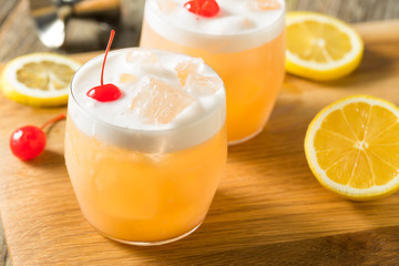 Refreshing Raki Vodka Sour Cocktail