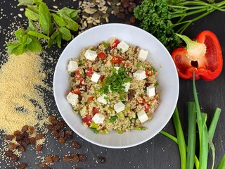 Orientalischer Couscous-Salat – Gesundes Salat Rezept