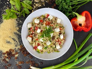 Orientalischer Couscous-Salat – Gesundes Salat Rezept
