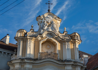 Fototapeta na wymiar Basilian monastery gate in Vilnius