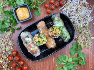 Gesunde Sommerrollen