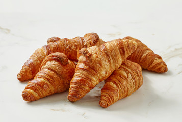 freshly baked croissants