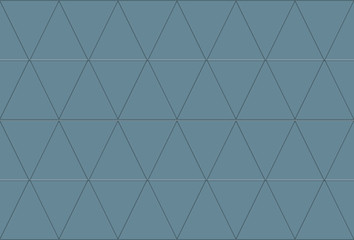 Pattern of several triangles of a blue color