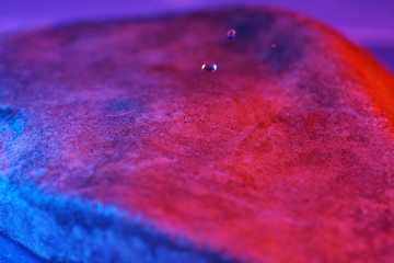 Water drops photographed with higspeed flashes and dropper in the studio