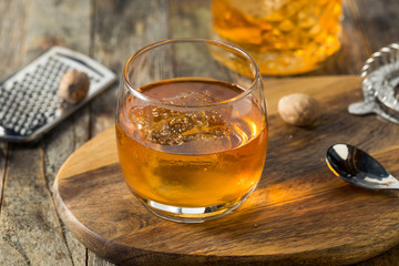 Homemade Refreshing Rum Bumbo Cocktail