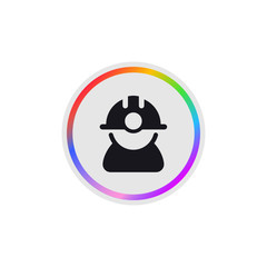 Fototapeta premium Engineer - Modern App Button