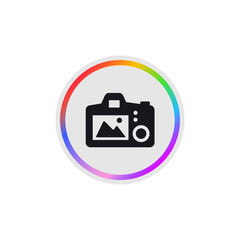 Camera Live View -  Modern App Button