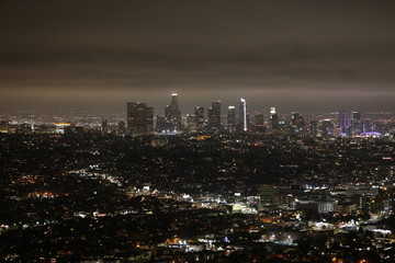 Fototapeta na wymiar Los Angeles nocturnos