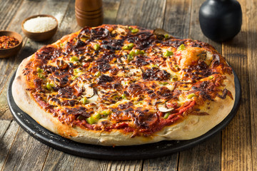 Homemade Louisville Style Supreme Pizza
