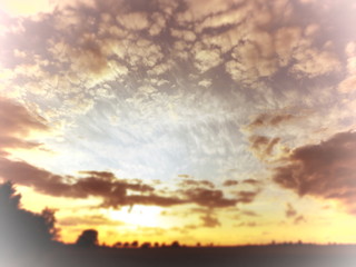 Fototapeta na wymiar Sonnenuntergang Traum