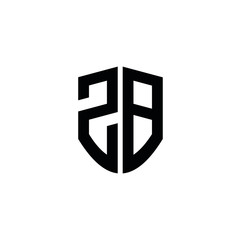 SB S B letter logo design vector