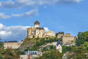 Fototapeta na wymiar Trencin Castle, Slovakia