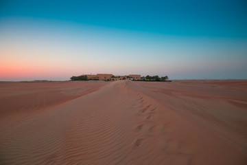 UAE. Desert  landscape