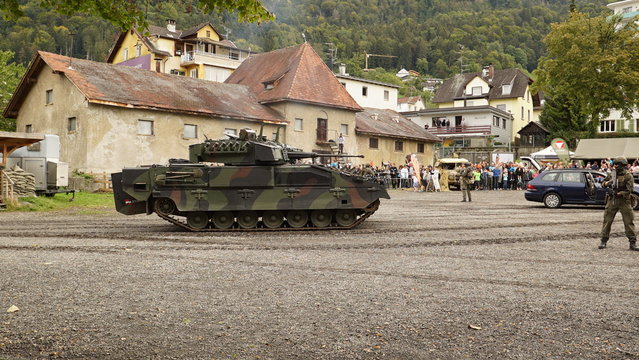 Ein Panzer beim &Ouml;sterreichischen Bundesheer