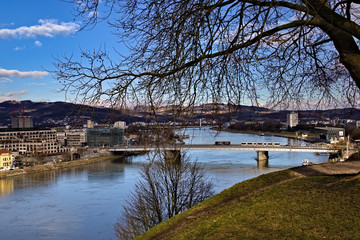 bridge over the river