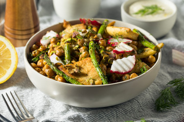 Homemade Mediterranean Chickpea Fattoush