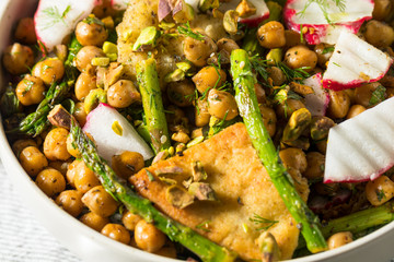 Homemade Mediterranean Chickpea Fattoush