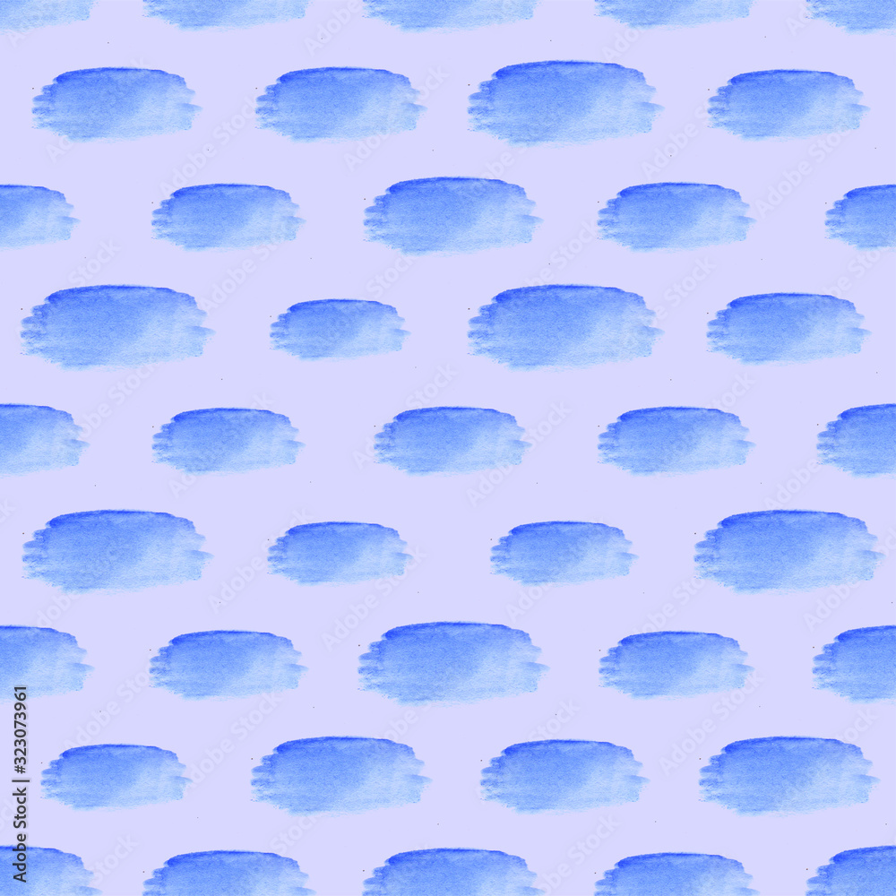Aufkleber watercolor abstract backdrop. modern watercolor seamless pattern with blue clouds on colorful backgr
