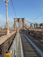 Fototapeta premium Brooklyn bridge - Manhattan New York City