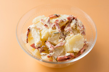 Kartoffelsalat typical salad in germany of potatoes