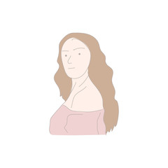 Illustration hand drawn character vector eps 10