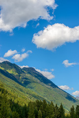 Fototapeta na wymiar Rocky Mountains near Lillooet, Whistler, Vancouver, Canada.